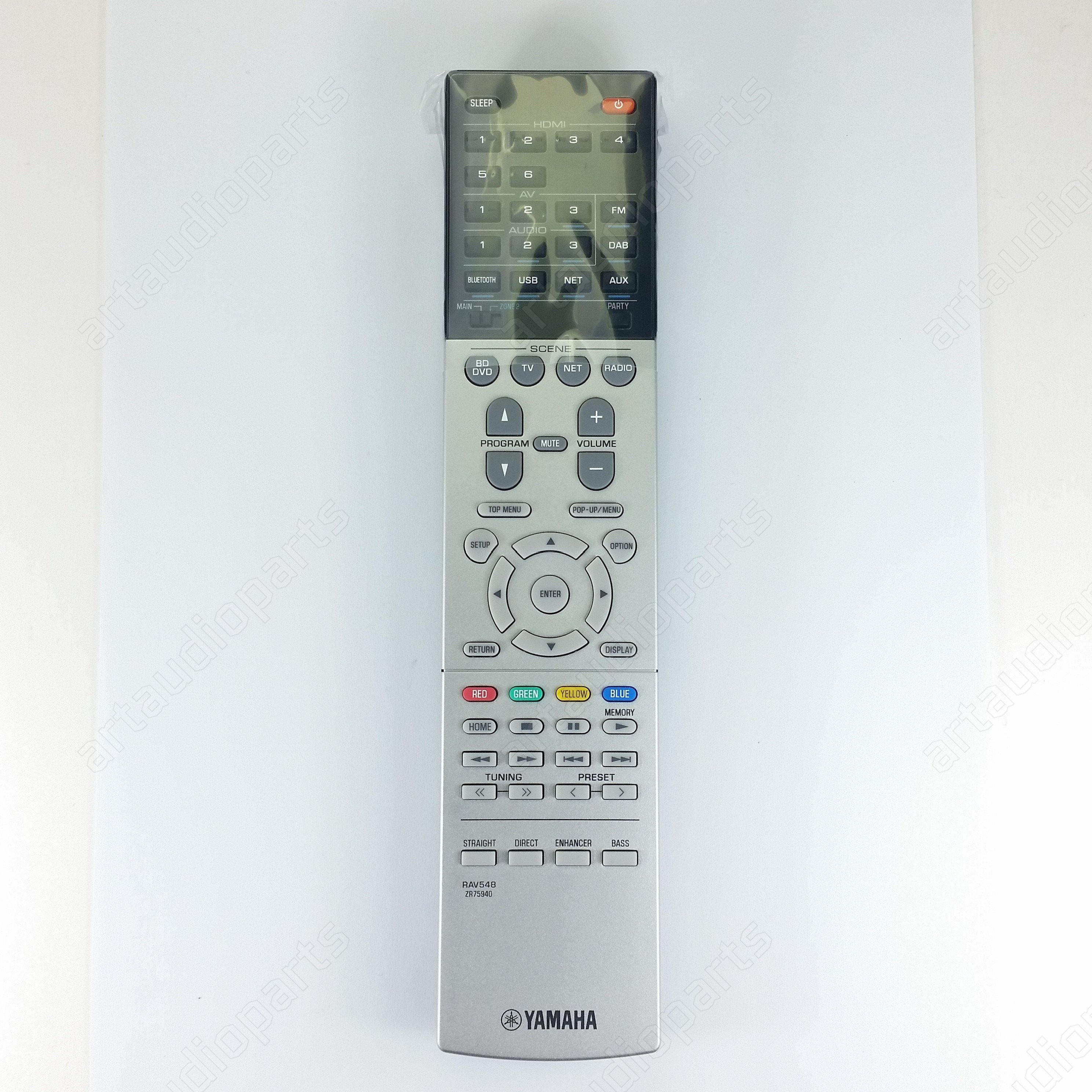 Remote Control RAV548 for Yamaha RX-S601 - ArtAudioParts