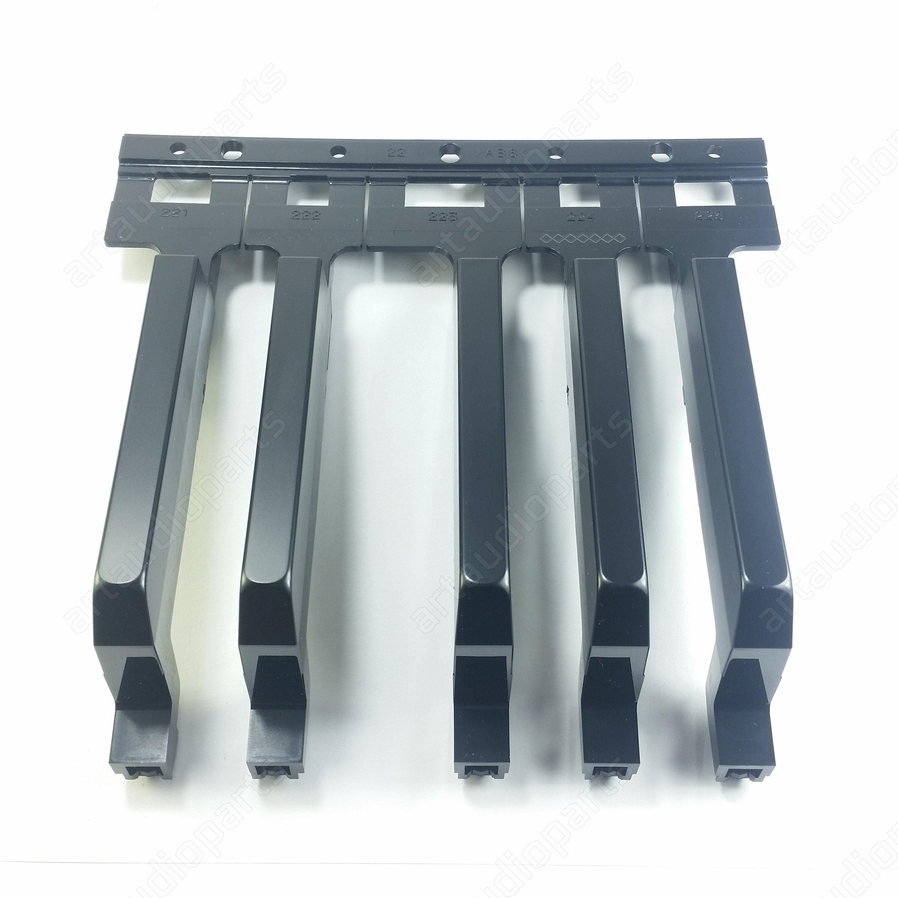 Black keys for Yamaha DGX-640 DGX-650 P-105 P-115 P-45 MOX8 MOXF8 YDP-135 YDP-140 - ArtAudioParts