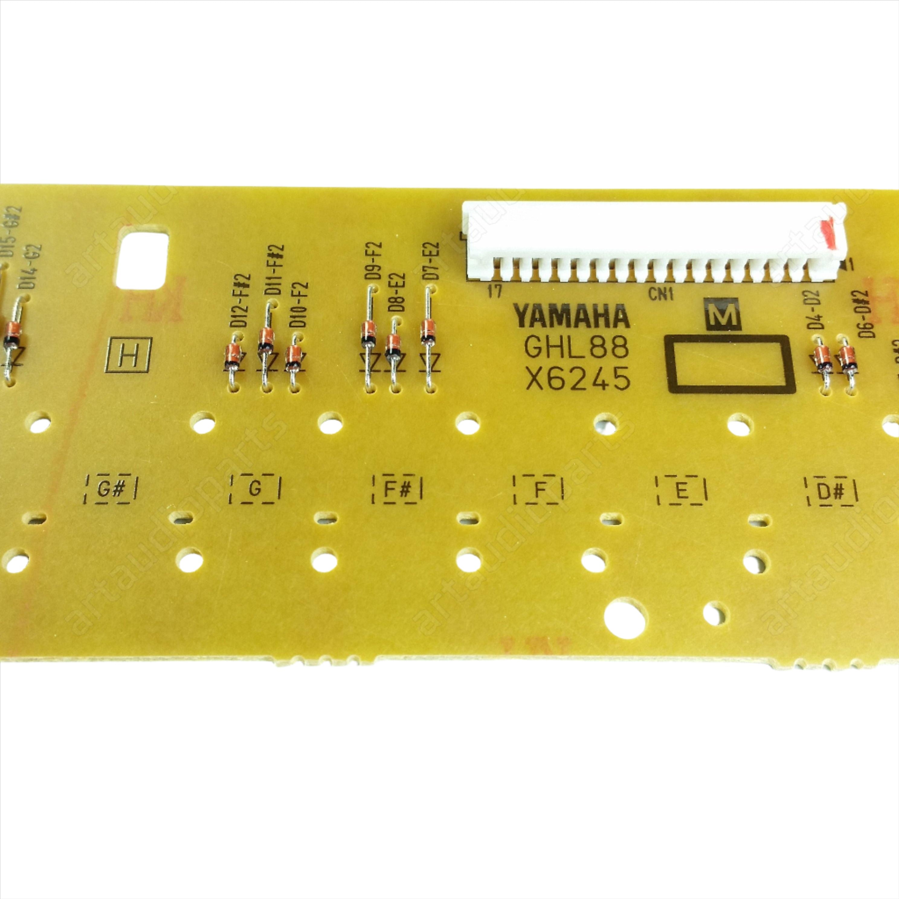 Keys circuit board GHL88M for Yamaha DGX-620 DGX-630 DGX-640 DGX-650 DGX-660 KBP-1000 - ArtAudioParts