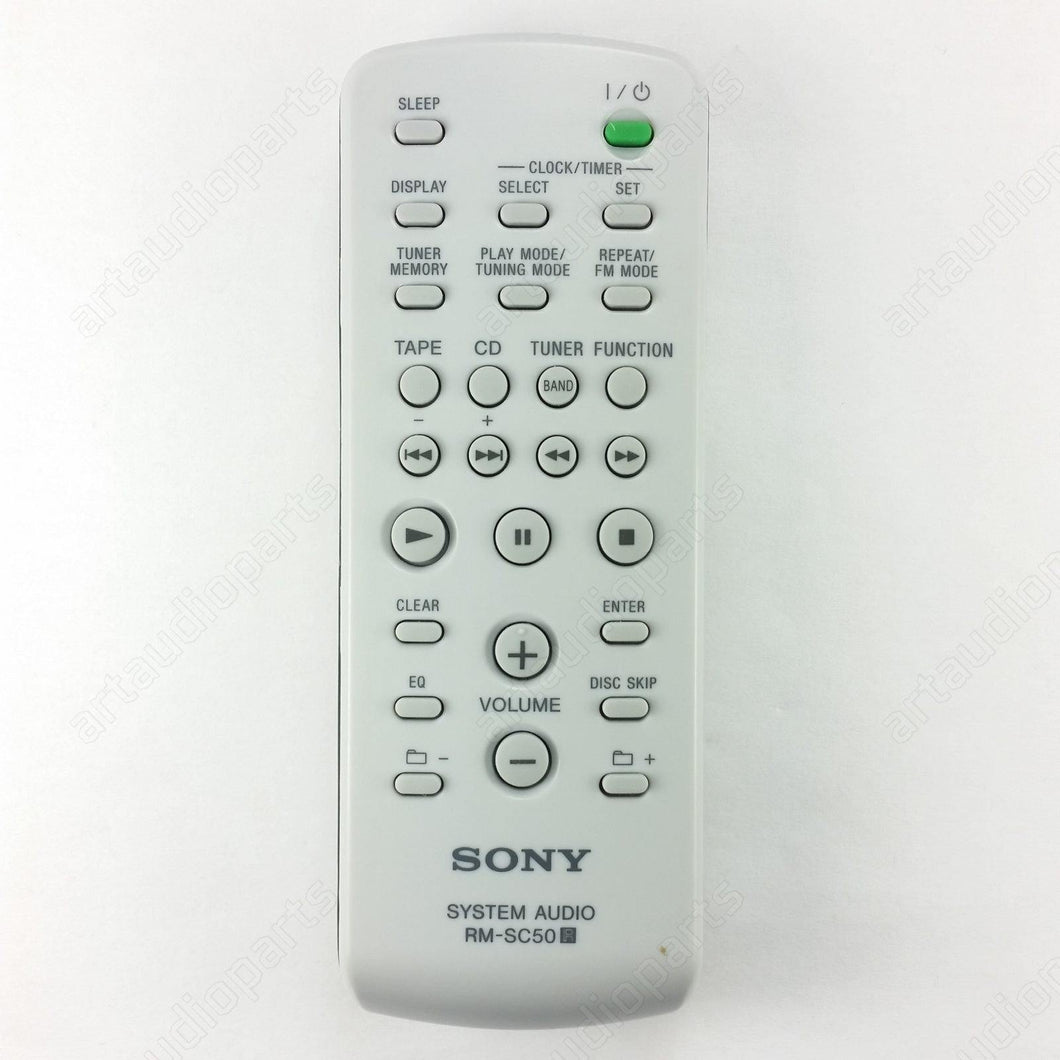 Remote Control RM-SC50 for Sony CMT-SPZ50 CMT-SPZ70 MHC-EC50 MHC-EC55 MHC-EC68 - ArtAudioParts