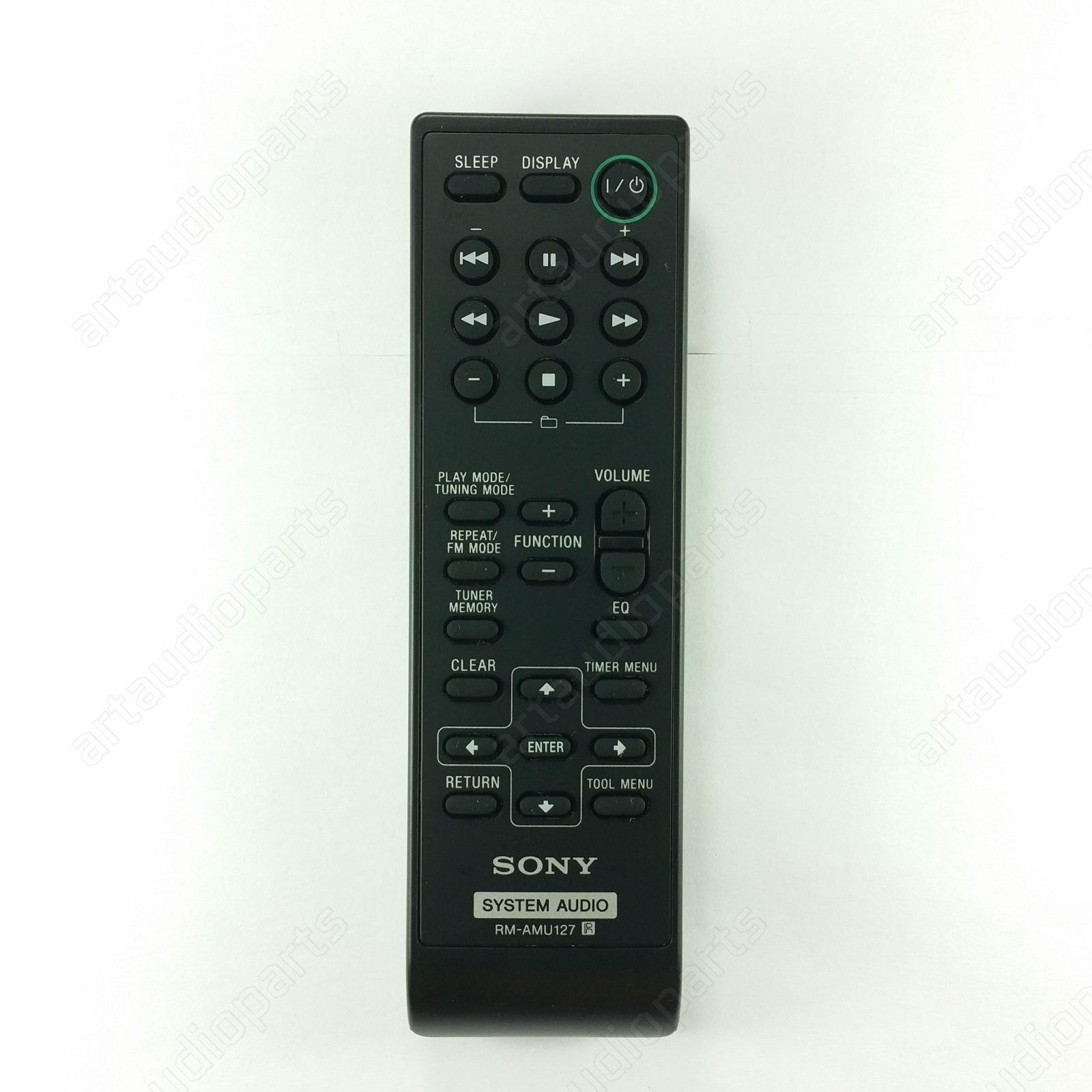 A1831638A Remote Control (RM-AMU127) for Sony Audio System CMT-G1IP CMT-G1BIP - ArtAudioParts