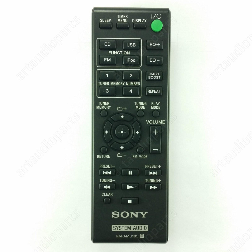 Remote Control RM-AMU185 for Sony HCD-EC619IP HCD-EC919IP MHC-EC619IP SS-ECL5 - ArtAudioParts