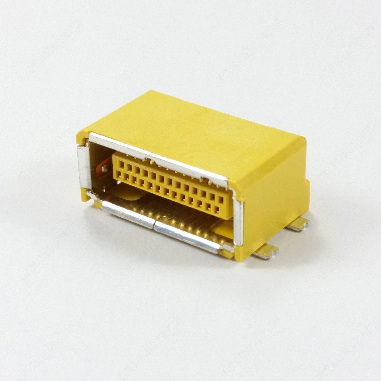 Yellow connector for Pioneer AVH-1450DVD AVH-1490DVD AVH-2350DVD AVH-2390DVD AVH-2450BT - ArtAudioParts