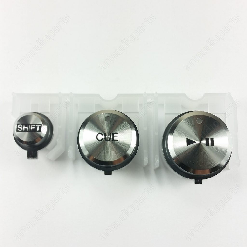 DAC2876 Wiedergabe Pause Cue Shift Knopf Drehregler Silber für Pioneer XDJ AERO