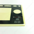DAH2978 Front Display Panel window sticker for Pioneer CDJ-900NXS