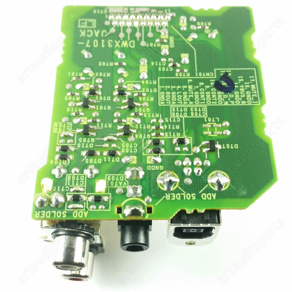 DWX3107 Audio Out rca usb with pcb Jack circuit board for Pioneer CDJ 350