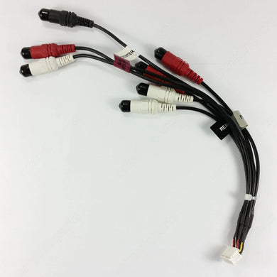 E30-6793-05 Cord With Pin Plug (Pre Out) for KENWOOD ddx-8022bt-8032b-812-8220bt - ArtAudioParts