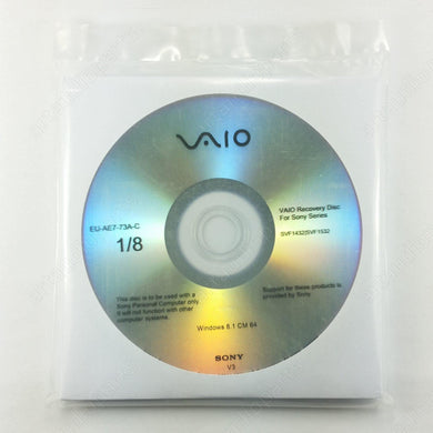 Recovery Pack Win 81CM64 for Sony SVF-1532A1EW SVF-1532A4E SVF-1532B4E - ArtAudioParts