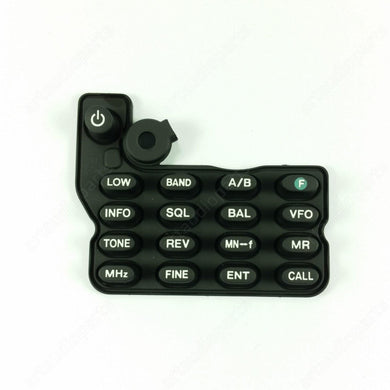 K29-9107-22 Rubber Keypad for KENWOOD TH-F7E TH-F6A - ArtAudioParts