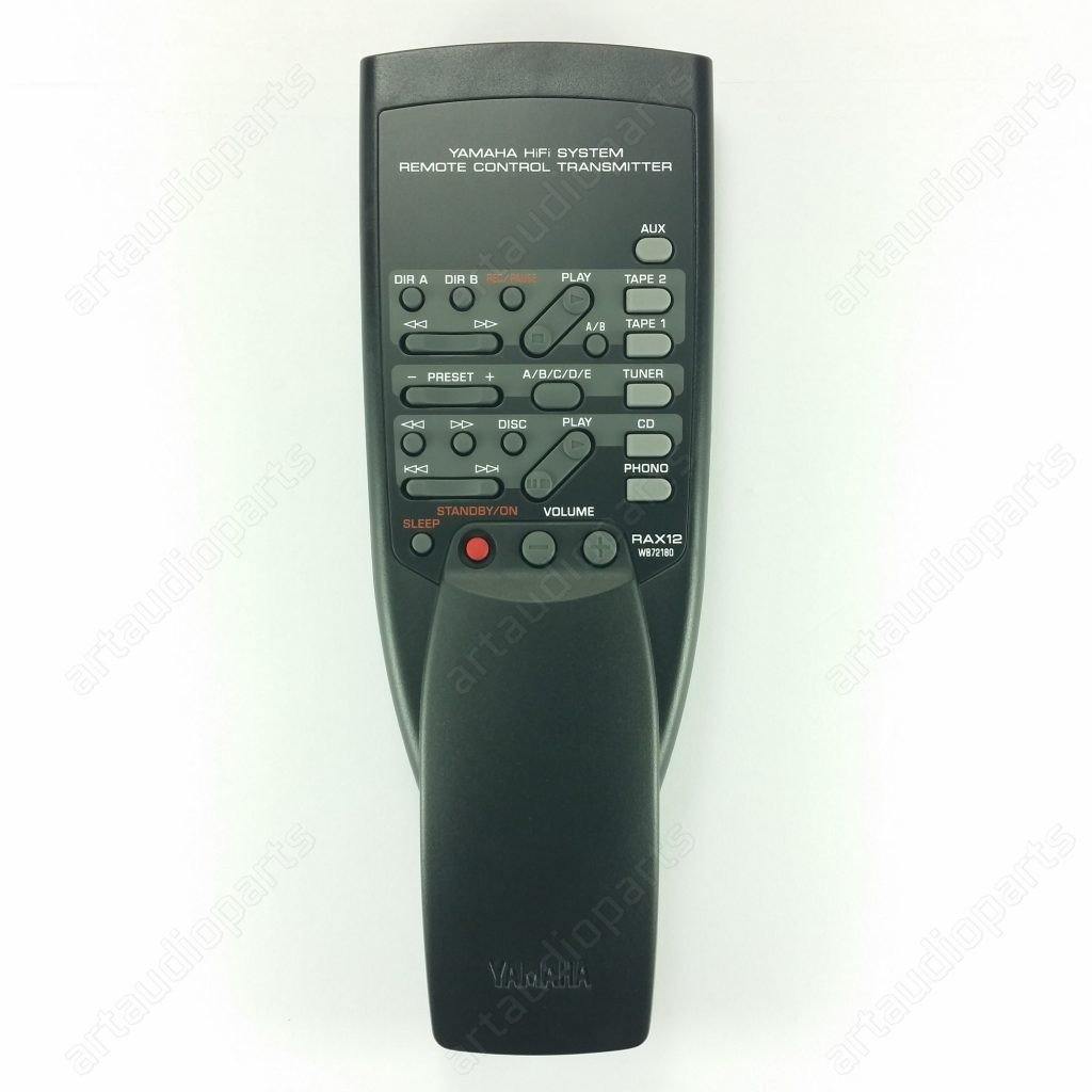 WB72180 Audio System Remote Control model Rax12 for Yamaha RX396 RX496 - ArtAudioParts