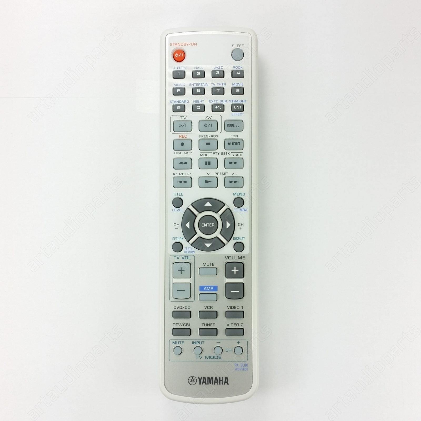 WD25600 Remote Control for Yamaha RX-SL80 - ArtAudioParts