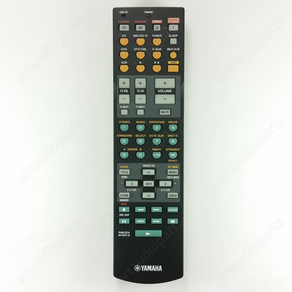 Original Remote Control RAV254 for Yamaha RX-V450 RX-V457 RX-V550 RX-V557 - ArtAudioParts