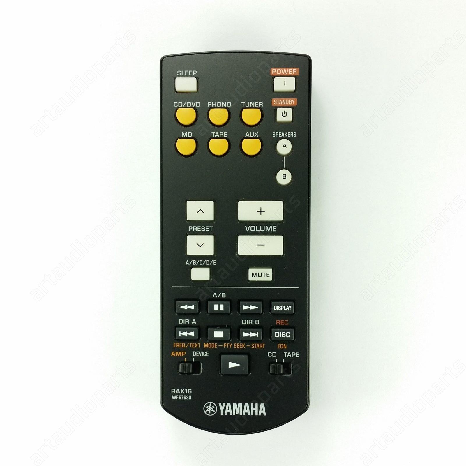 WF676300 Remote Control RAX16 for Yamaha RX397 - ArtAudioParts